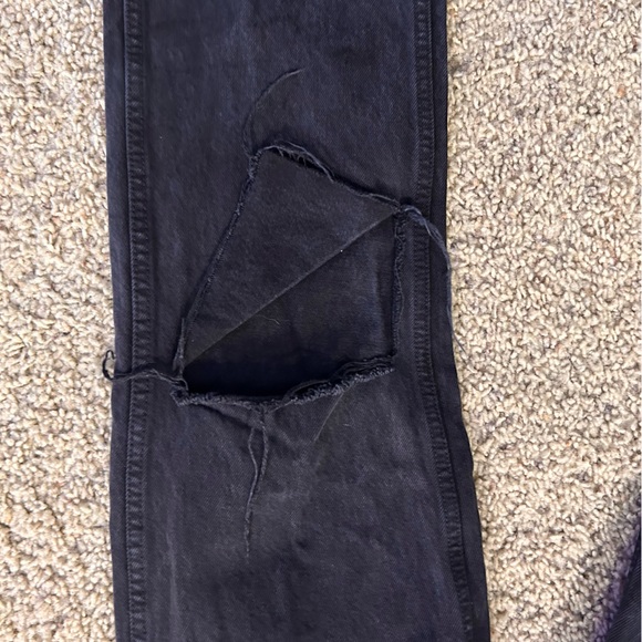 RE/DONE Originals High Rise Loose in Washed Black Size 23 - Picture 6 of 10